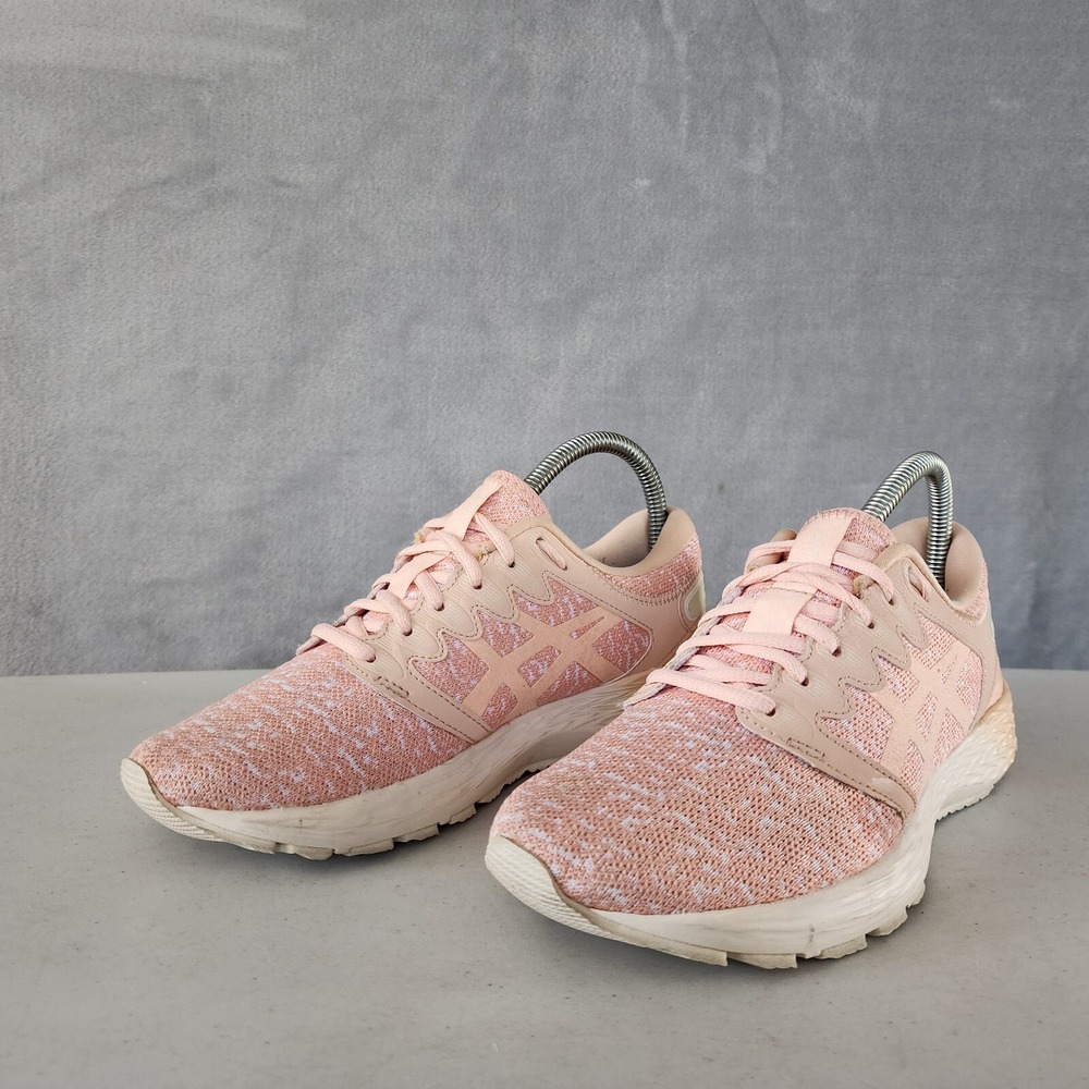 ASICS Shoes Womens 7 Sneakers Pink Low Top Roadhawk Fresh Foam Running Trainers - Picture 2 of 10